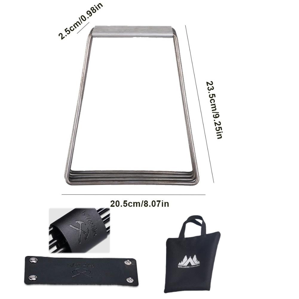 Camping Box Stand Aluminum Alloy Box Stand Stainless Steel Organizer Box Folding Stand Cooler Box Stand Container Holder Shelf