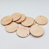 50 Pcs 25-50mm Solid Wood Slices, 5mm Thick, Round for DIY Crafting