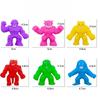 10 Stück Kinder Charakter Weicher Knete Stressabbau Spielzeug Dehnbare Monster Quetschpuppen Mit Kneifen Musikfunktionen Als Geschenk
