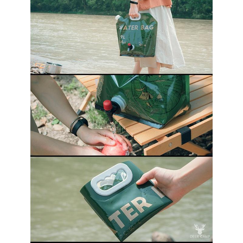 Outdoor Portable Folding Water Bag – Large-Capacity Flexible Water Storage Bladder for Hiking, Travel, and Camping