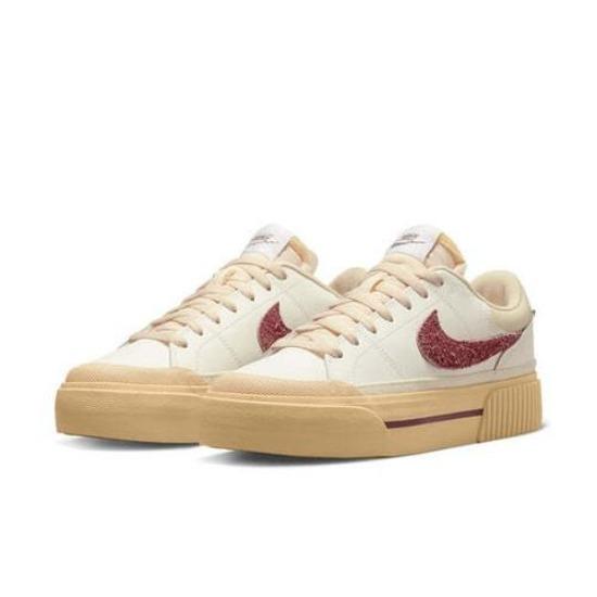 Женские кроссовки Nike Court Legacy Lift Sail Dark Beetroot DZ4766-133 EU 40