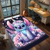 Stitch: The Mischievous Cutie Rug Carpet Large Area Rug Non Slip Washable Floor Mat Gamer Room Bedroom Home Decor