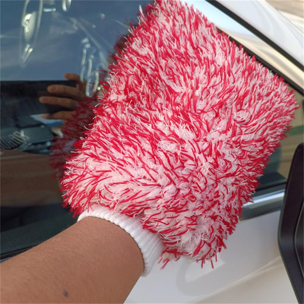 Mănușă de curățare auto din microfibră moale, detaliere auto, ultra moale, mănușă de spălare Madness, ușor de uscat, mănușă de spălare auto, instrument de curățare auto