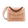 Serpenti Forever Cow Leather Chain Bag, Portable Crossbody Bag, Shoulder Bag Women's Beige 290982