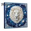 Rhinestone Art Set DIY Faux Pearl Painting Kit, 12 Constellation for Handmade Fake Adults Beginners, Wooden Frame Wall Decoration Crafts