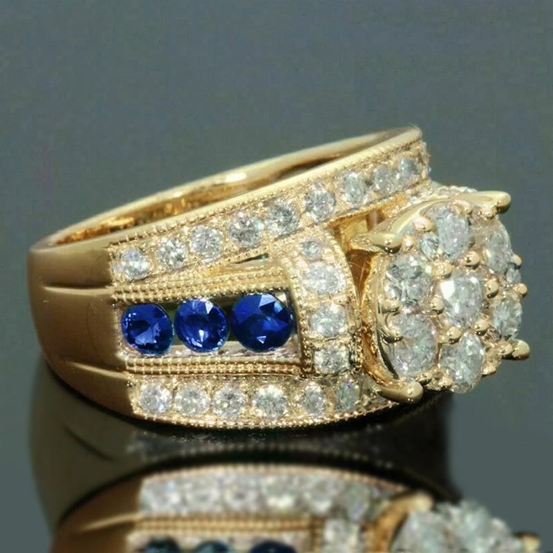 High-End Luxury Banquet Shiny Ring Women, Fashionable Dress With Ring, Popular Light Luxury Jewelry