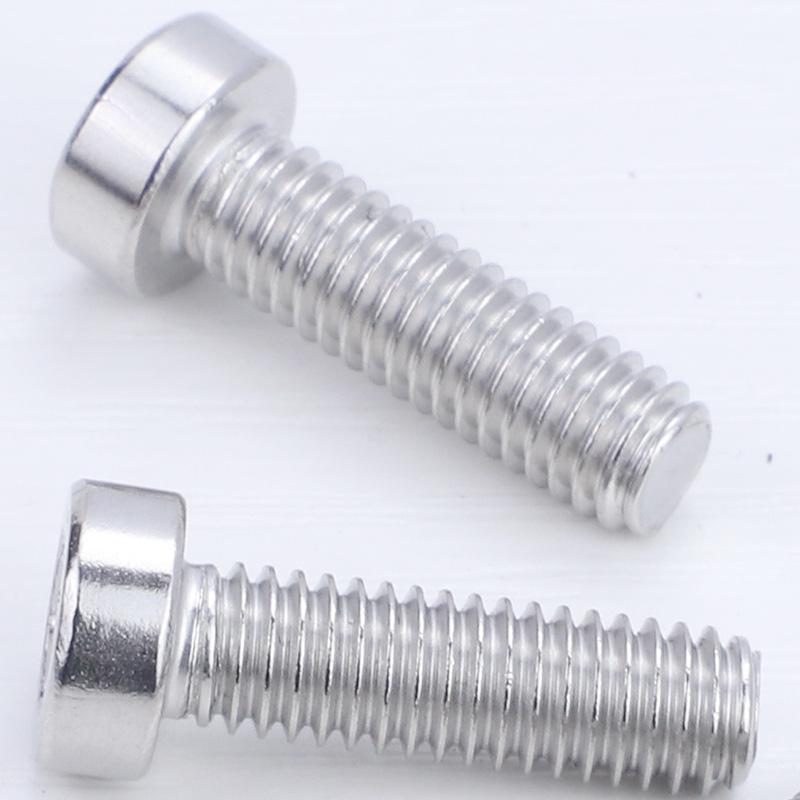 Šroub s vnitřním šestihranem z nerezové oceli 304 s tenkou/krátkou válcovou hlavou M3/M5/M6