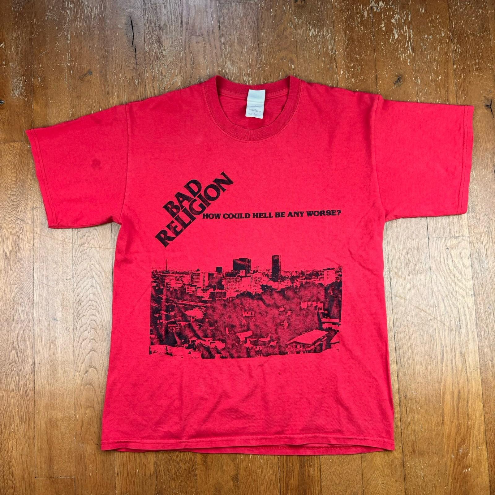 Vintage Bad Religion How Could Hell Be Any Worse Epitaph T Shirt Size Large M