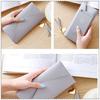 Women Leather Coin Purses Tassel  Long Wallet Female Money Credit Card Holder Clutch