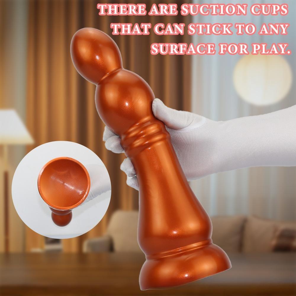 Anal Plug Set, Liquid Silicone Butt Plug with Strong Suction Cup Base for Beginner Anal Training, SM Adult Sex Toys