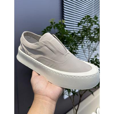 Sommer neue atmungsaktive Eis seide Stoff Freizeitschuhe dünner Stoff Segeltuchschuhe faule Schuhe jw