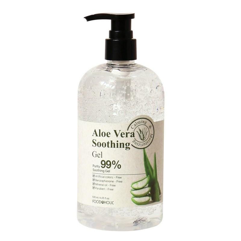 Food Aholic Aloe Vera Soothing Gel, 5 Pcs, 500ml