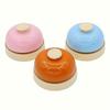 Pet Training Bell Stainless Steel, 1Pcs Hand Press Toy No Battery Dinner Alert Call Bell for Pets Kids Interactive Daily Gift