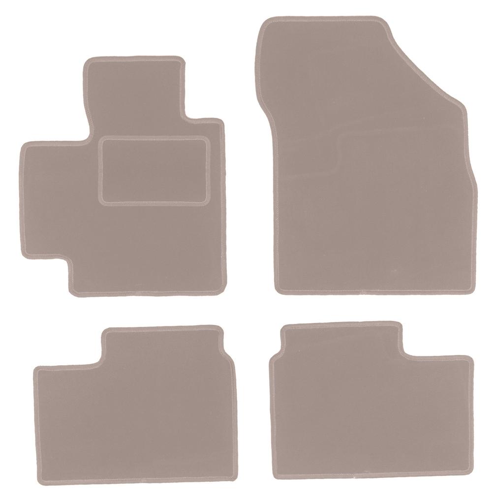 Beige Velours-Fußmatten für: Suzuki Ignis III Schrägheck (2015-)