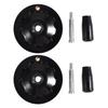 A84E-2X Handwheel With Rotating Handle, 10 X 80 Mm