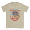 Monster Hunter T-Shirt für Herren Dodogama Ramen Vintage Baumwoll-T-Shirt Rundhalsausschnitt Kurzarm T-Shirts Übergröße Kleidung