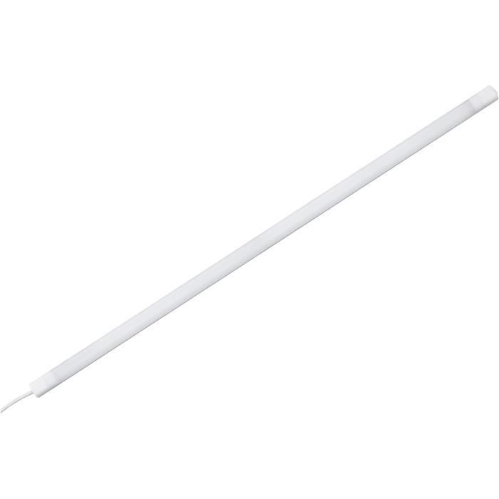 SEBSON Réglette LED Cuisine 80cm Avec Prise 230V Et Interrupteur,Blanc Neutre 4000K,12W,1000lm