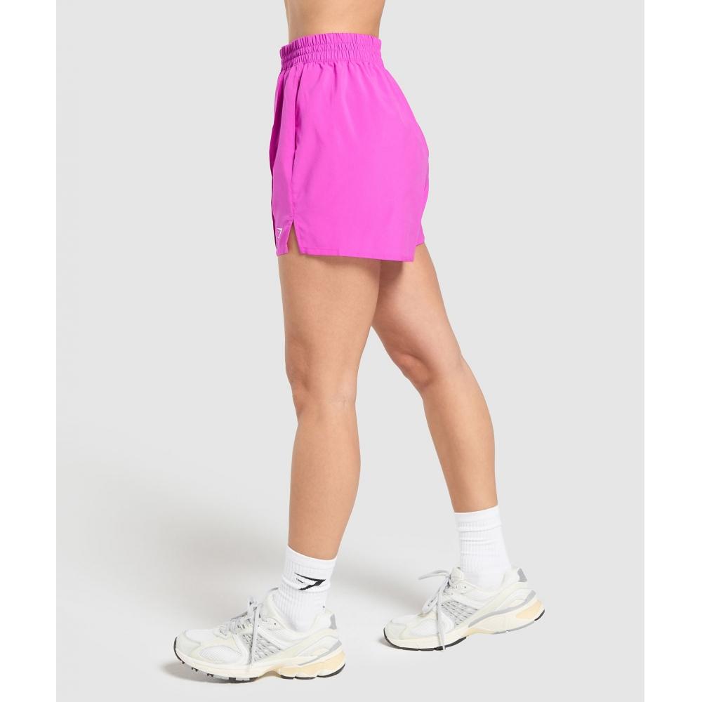 Gymshark Pintuck Shorts Vibrant Pink B8a6m Kcpy
