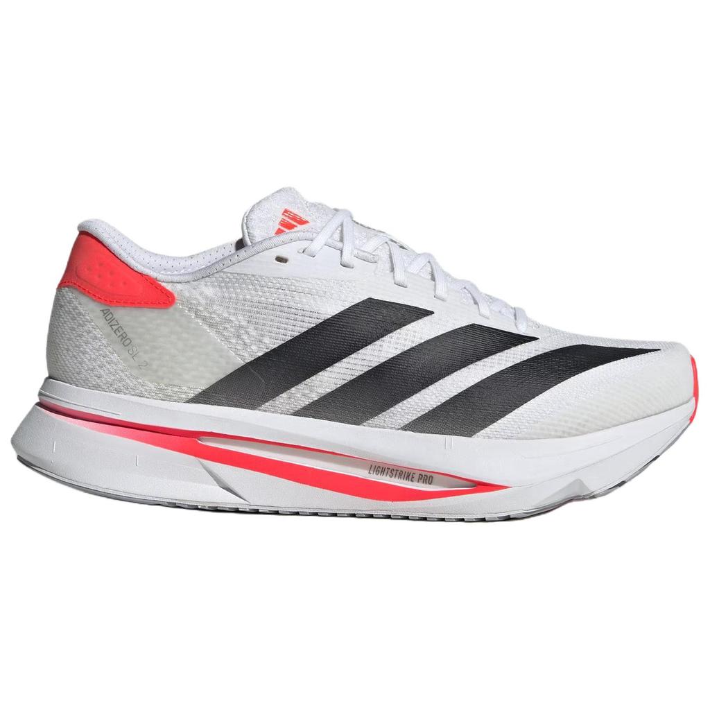 Adidas Adizero SL2 LIGHTSTRIKE PRO Marathon Physical Fitness Test Physical Examination Running Shoes Women's White Red Sneakers JI2990
