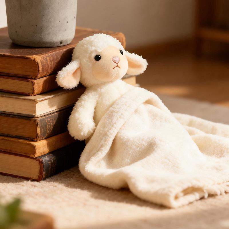 Nordic Style Cute Animal Plush Toy - Sheep, Fox & Puppy Keychain