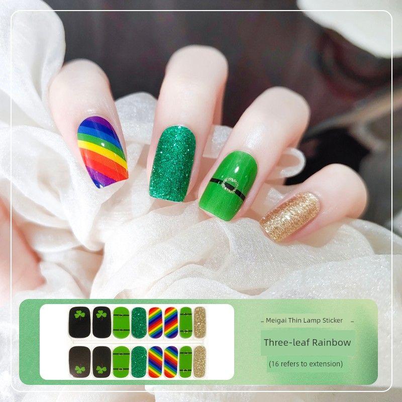

UV Second Generation Gel Phototherapy Thin White Nail Sticker SG160125
