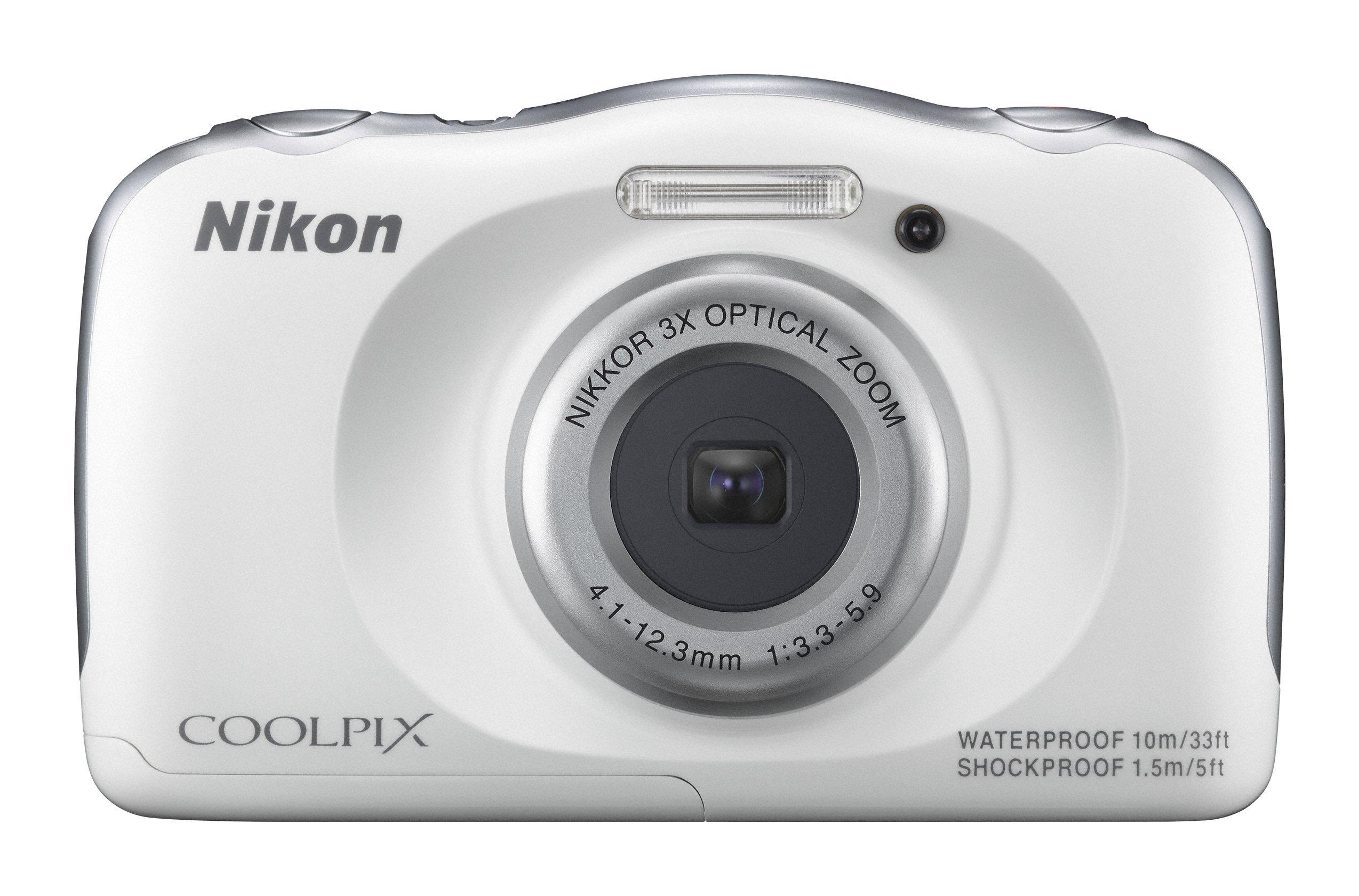 

Цифрова камера Nikon S33 Водонепроникна мільйон пікселів S33 Білий S33WH 13.17