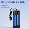 Intelligent 1/2 Slot Battery Case 18650 Battery Charging Adapter For 18650 Charging 3.7V Rechargeable Battery Charging Adapter