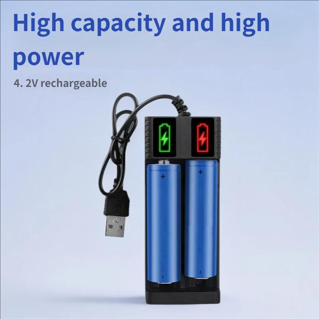 Intelligent 1/2 Slot Battery Case 18650 Battery Charging Adapter For 18650 Charging 3.7V Rechargeable Battery Charging Adapter
