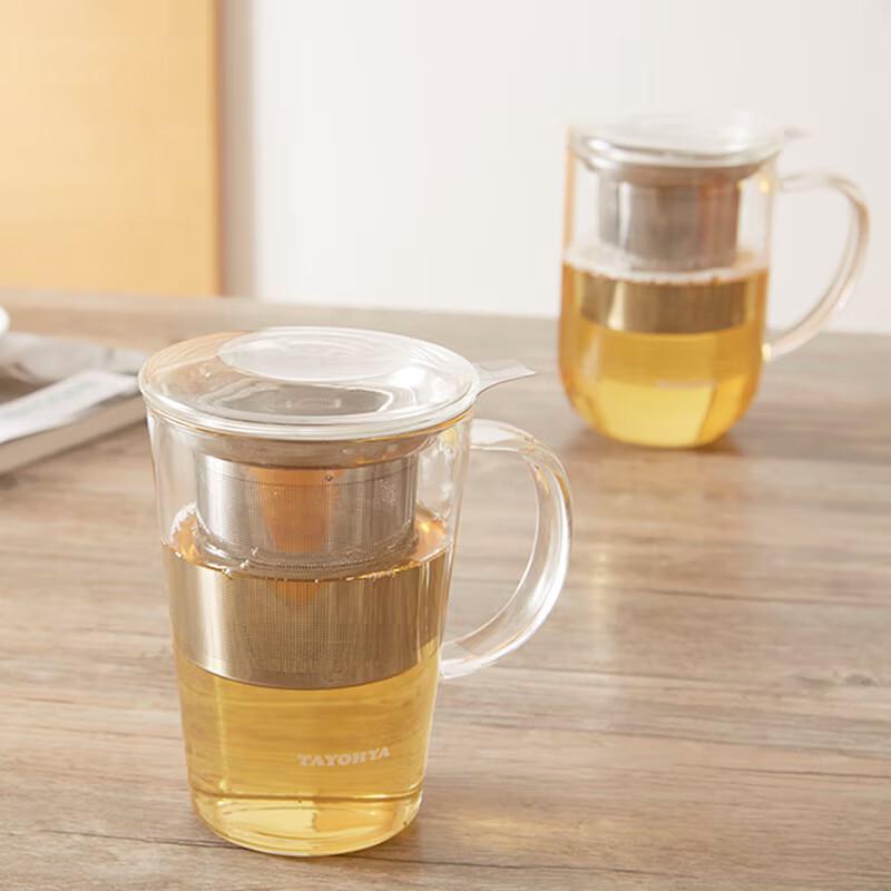 TAYOHYA Mingya Glass Tea Infuser Cup 400ml
