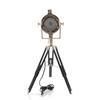 Modern Vintage Search Light Floor Lamp Nautical Spotlight On Wooden Tripod Stand