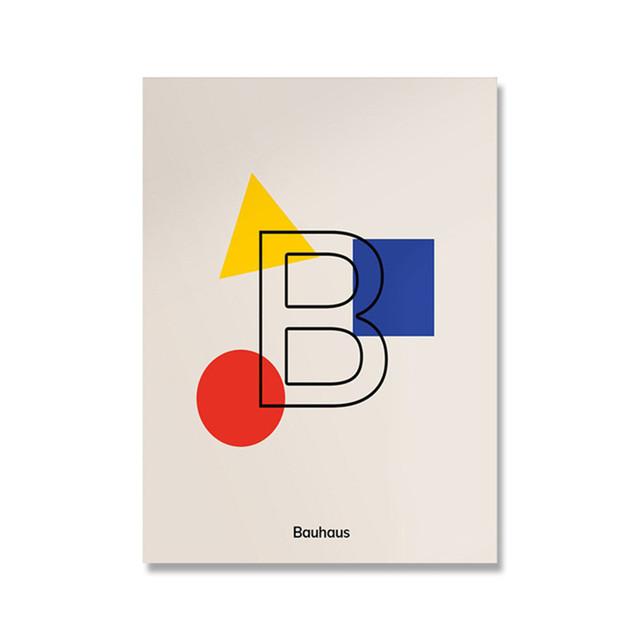 Bauhaus Exhibition Unique Geometric Posters Minimalist Art Canvas Prints Abstract Paintings Living Room Murals Home Decoration