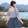 Plus Size Cute Style One-Piece Swimsuit with Loose Fit and Coverage