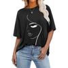 Kawaii Summer T Shirt Women Oversized Soft Tees Cotton Loose Bouses Tops