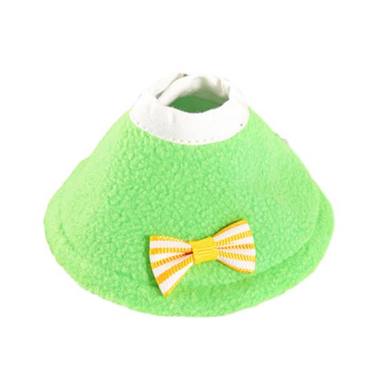 

Birds Cone Collar Parrots Anti-bite Elizabethan Collar with Bow Feather Plucking Prevention Wound Healing Safety Protective Recovery Cone XS