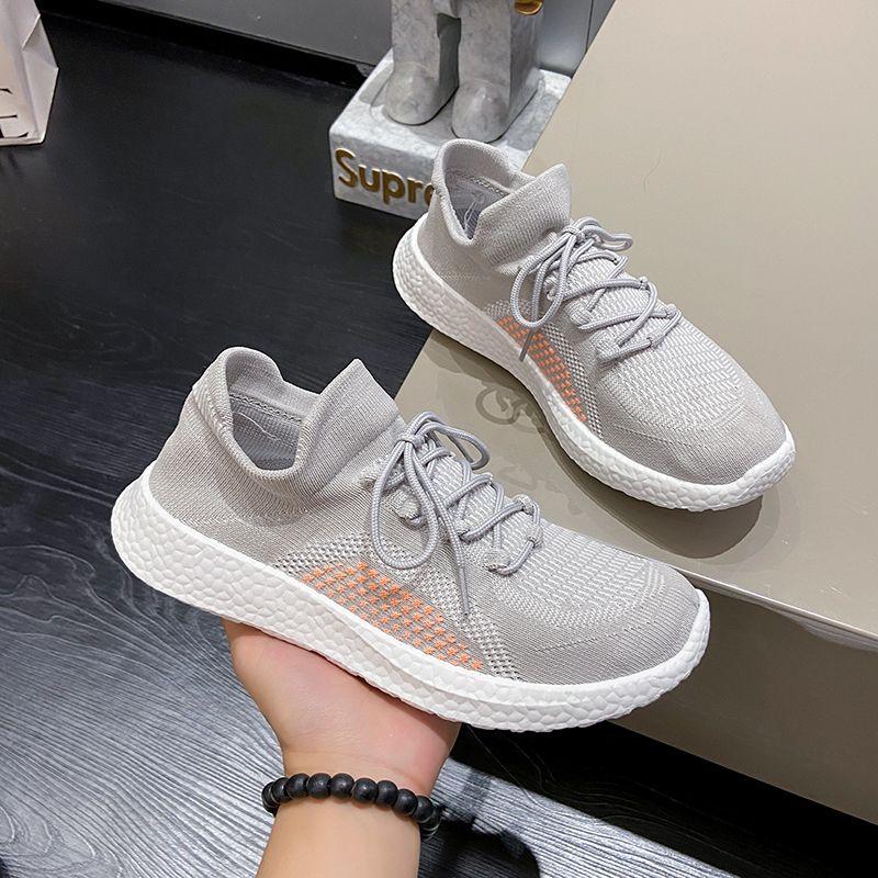 Теннис Сетка Дышащие На шнуровке Белые Кроссовки Женская Обувь Спортзал А Мода 2024 — фото 8