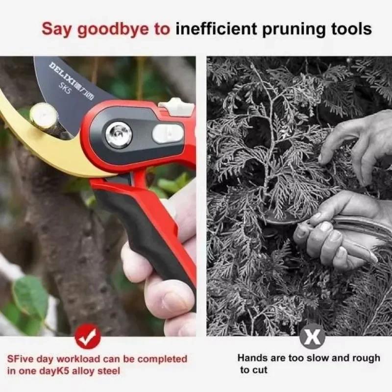 Garden Pruning Shears Gardening Fruit Tree Pruning Shears Multifunctional Stainless Steel Branch Shears Home Garden Supplies