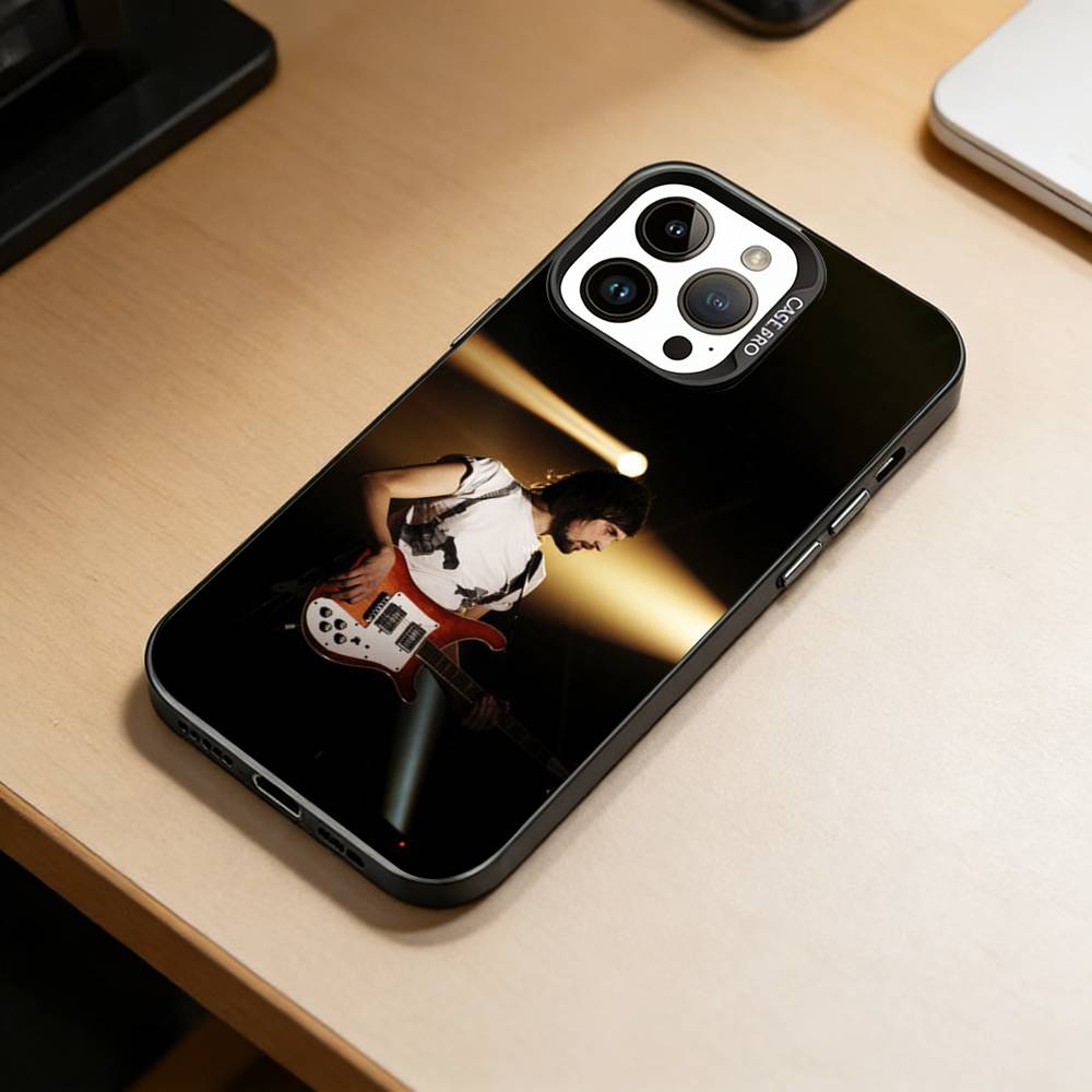 KK-Kasabian  Phone Case For iPhone 17,16,15,14,13,12,11 Plus,Pro Max,XS,Colorful Silver Black Cover