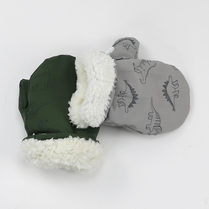 Winter Fleece Lined Kids Gloves for 6 Months to 10 Years Old Babies Thermal Snow Skiing Waterproof winter outdoor play Gloves