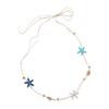 Trend Seesterne Muscheln Halskette Taillenschmuck In Lebendigen Farben Urlaubsaccessoire Für Jugendliche Sommer-Mode-Looks