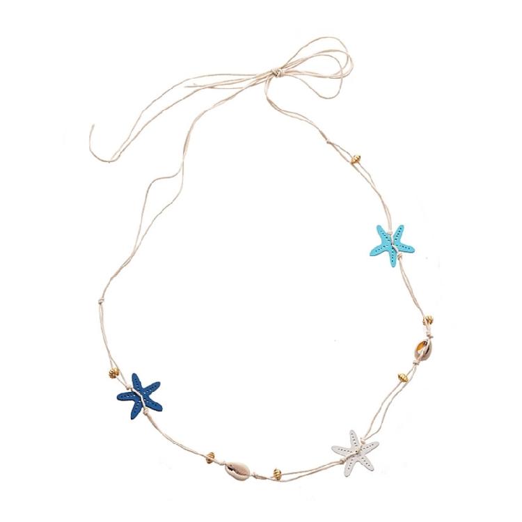 

Trend Starfish Seashells Necklace Waist Jewelry In Vibrant Colors Vacation Accessory For Youthful Summer Fashion Looks 1