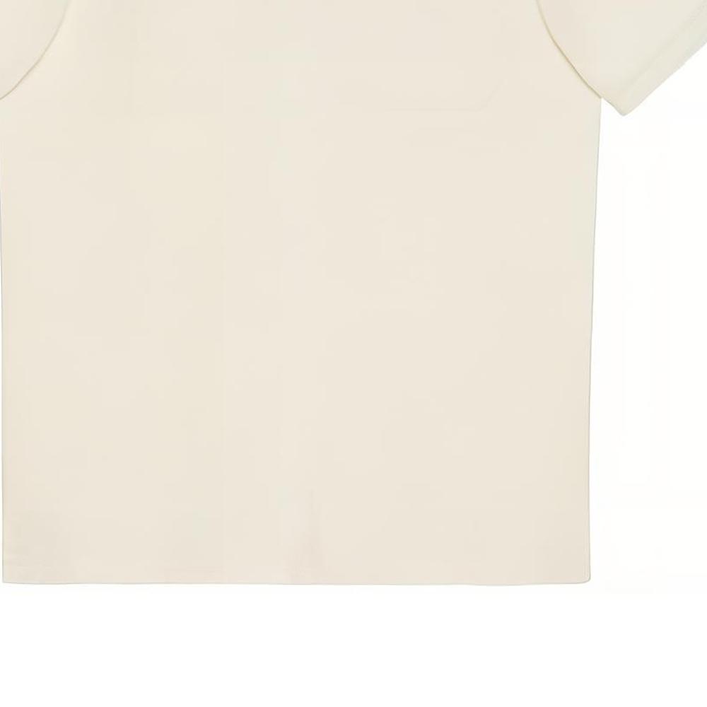 Gucci Decorated Square Gg Pearl Cotton Polo Shirt T Shirt Men's Ecru 768630-XJF45-9733
