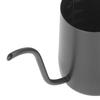 Compact Stainless Steel Narrow Spout Coffee Kettle with Drip Pot and Measuring Cup, Perfect for Kitchen, Office, Coffee, Tea, and More (Seven-Letter