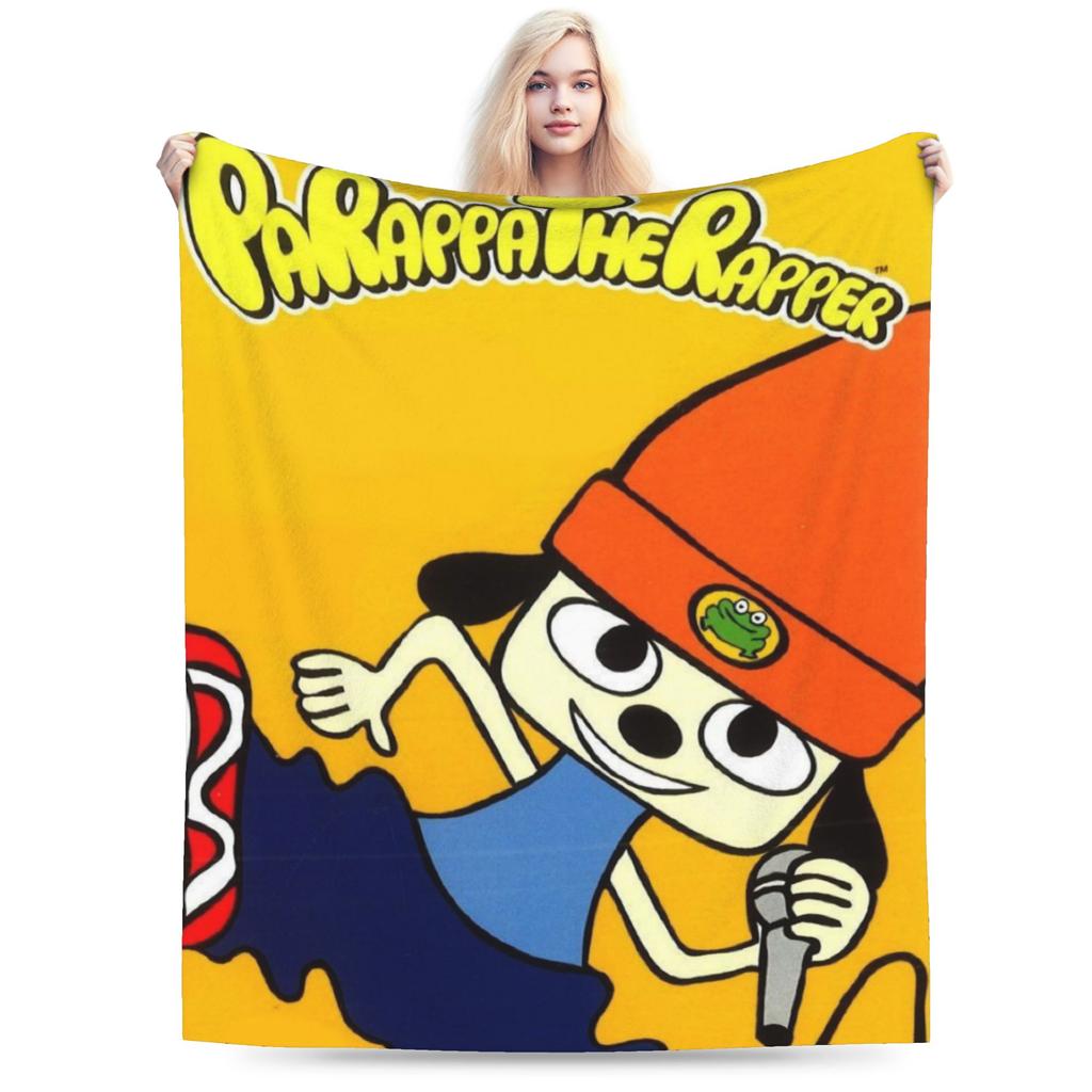 Parappas Print-Decke für Männer Frauen Warm Gemütlich Flauschig Überwurfdecken für Bett 50x60 Zoll Mehrere Größen