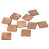 100pcs Heatsink 401w Mk Thermal Conductivity Burr Free Glossy Copper Material Small Heatsink for Laptop GPU CPU