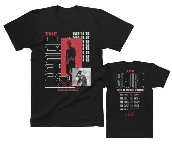 

THE SCORE Band Short Tee Shirt Double Sides All Size S to 5XL MK663 Unisex T-Shirt XL