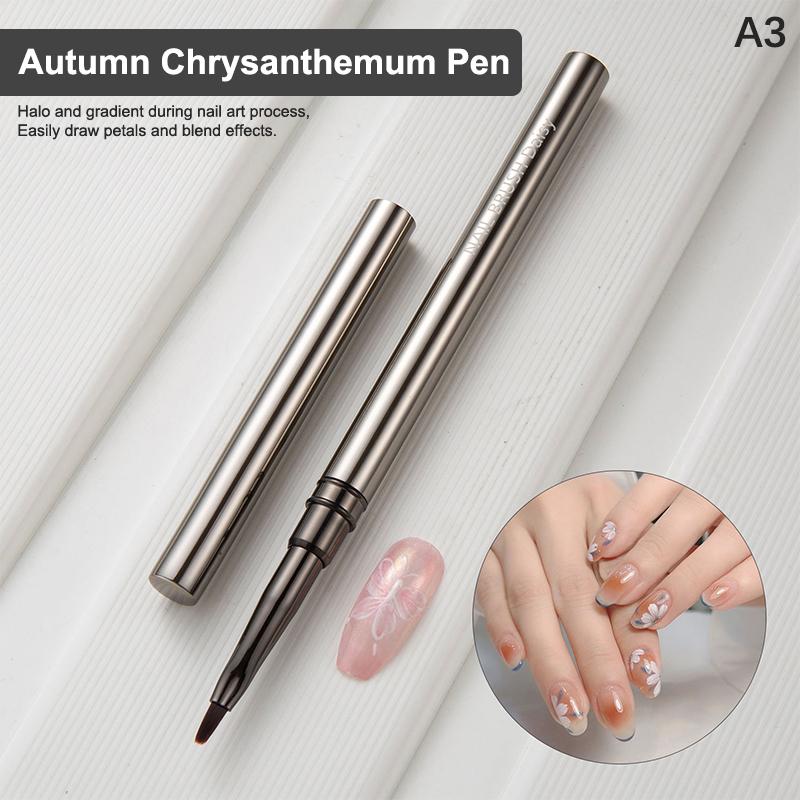 Nail Art Brushes Set Professional Gel Polish Thin Liner Flower Painting Drawing Manicure DIY Tool Accessory
