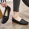 Plus Size Stitching Laser Women's Flat Loafers