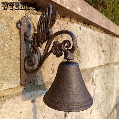 1 Stück, Retro Metall Außenhof Garten Haustür Veranda Wandbehang Glocke Heimdekor Handwerk Schmetterlingsglocke Wanddekoration