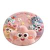 Cartoon Style 3D Stereoscopic Carpet Thick Fluffy Soft Circular Floor Mat Stereoscopic Vision Easy To Maintain Carpets