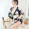 Sexy Lingerie Pure Lust Sexy Japanese-style Printed Pajamas Bow Kimono Seduction Bed Passion Women Free Robe